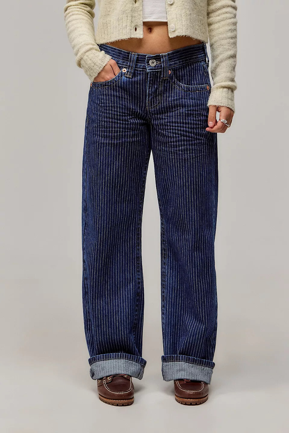 Liva Pinstripe Jeans