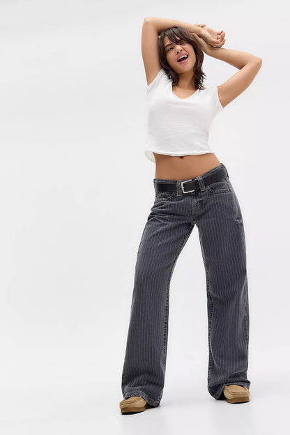 Liva Pinstripe Jeans