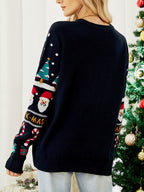 Ladies' Christmas Jumper with Santa Design | Festive Knit